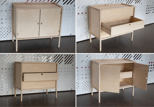 Repoussoir Cabinet door Studio Bart Nijssen